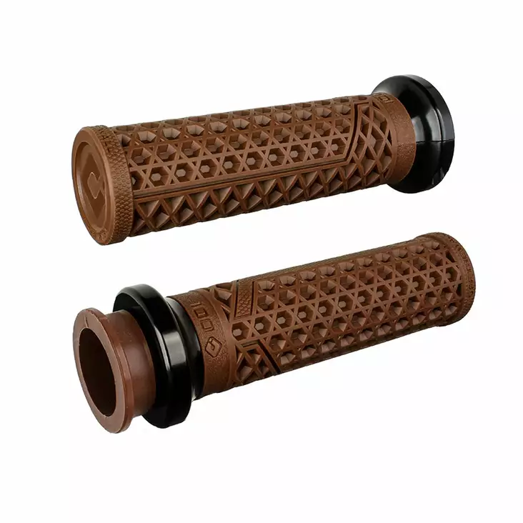 ODI Street Grips V-TWIN Lock-On VANS Signature-Indian TBW BROWN/Black - Moottoripyörän kahvakumit - D510221 - 1