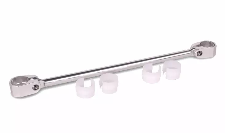 ODI V-TWIN Crossbar with Clamps - Silver - Moottoripyörän kahvakumit - D510231 - 1