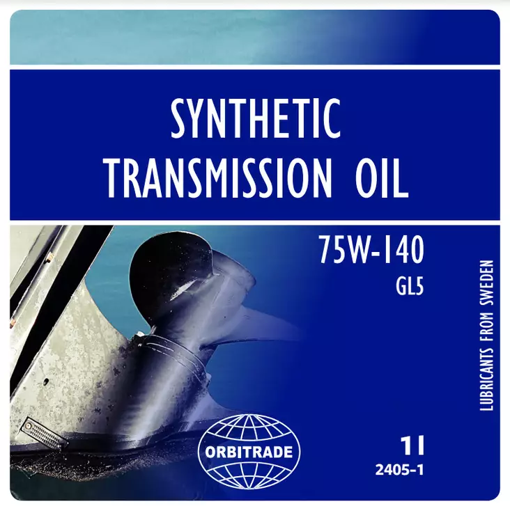 Orbitrade Gearcase oil synthetic 75w140, 1L - Marineöljyt & lisäaineet - D236681 - 1