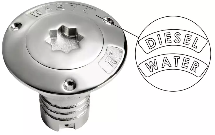 Osculati kansiruuvike RST DIESEL 50mm - Veneen Polttoaine - D125251 - 1