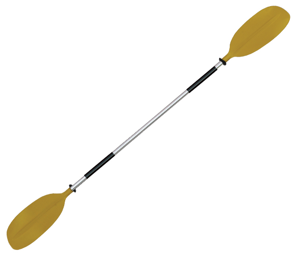 OS KAYAK PADDLE 1 PCE - ASYMMETRIC BLADES 2170mm YELLOW - Veneen Mukavuus & säilytys kannella - D241151 - 1