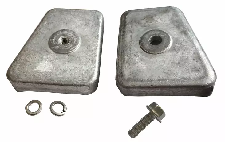 Anodi alumiini vaihteisto Johnson/Evinrude 20-35HP - Anodit Johnson/Evinrude - D446721 - 1