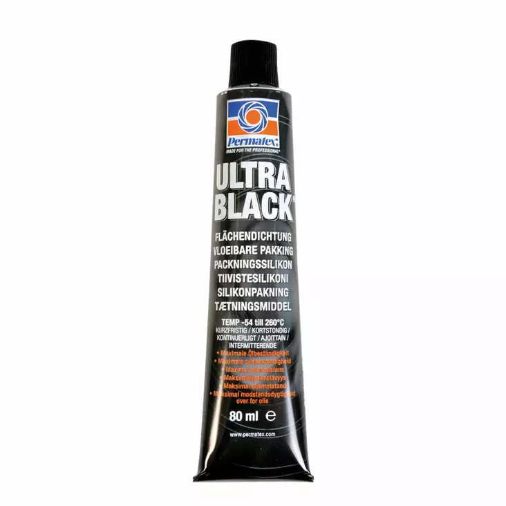 Permatex tiivistesilikoni Supra Black 80ml - Hoitoaineet - D484081 - 1