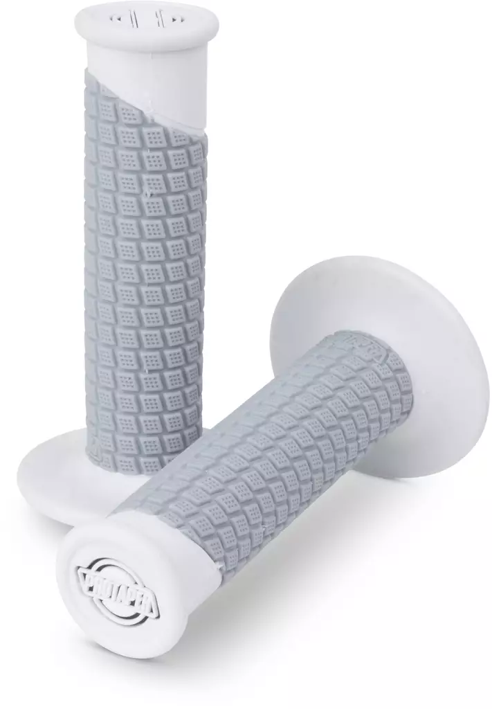 Protaper Tupet Clampon Pillow Top Valkoinen/Harmaa - Moottoripyörän kahvakumit - D258331 - 1