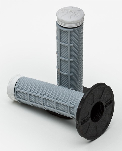 Protaper Tupet Tri-Density ½ Waffle Valkoinen/Harmaa - Moottoripyörän kahvakumit - D156941 - 1