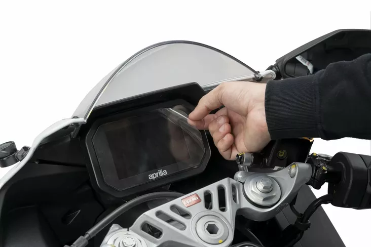 Puig Dashboard Protector Aprilia Rs 457 24' C/Transpare - Moottoripyörän muut muoviosat - D523701 - 1