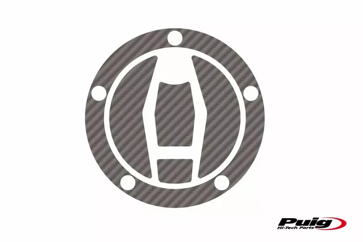 Puig Fuel Cap Cover Mod. Extreme Kawasaki C/Carbon - Moottoripyörän tarrasarjat - D301981 - 1