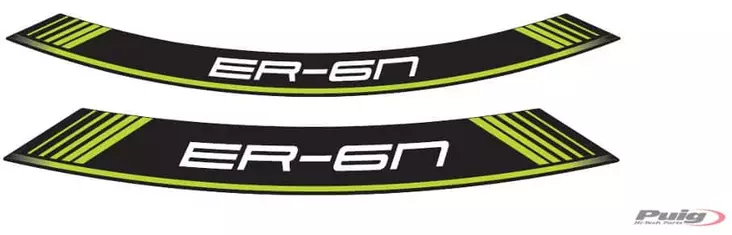 Puig Kit 8 Rim Strips Er6 C/Green - Moottoripyörän vanneteipit - D302361 - 1