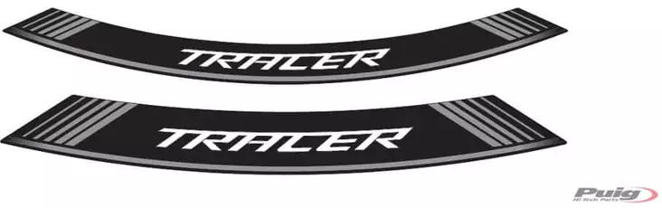 Puig Kit 8 Rim Strips Tracer C/Silver - Moottoripyörän vanneteipit - D302331 - 1