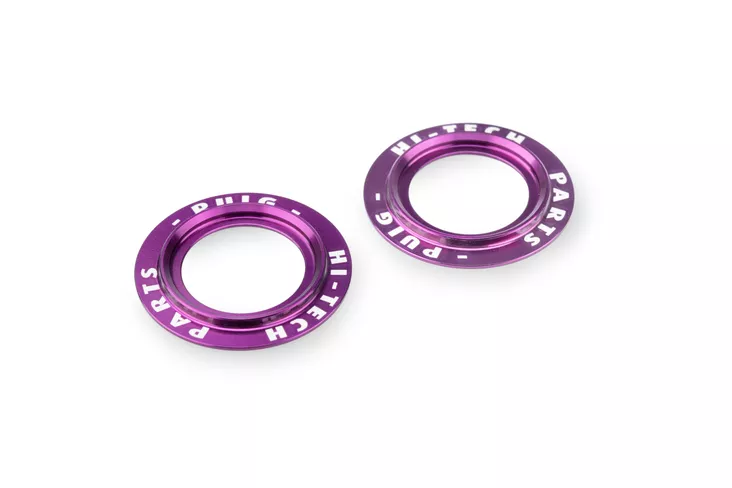 Puig Kit Rings Anodized Front Fork Protector C/Purple - Moottoripyörän kaatumatapit - D523741 - 1