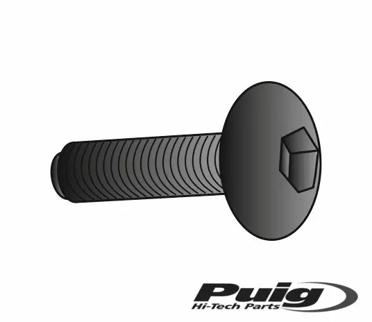 Puig Kit Screws Domed M5X25Mm. C/Blue - Moottoripyörän ruuvit & kiinikkeet - D296551 - 1