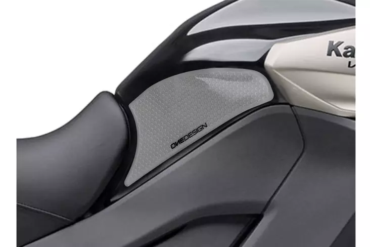Puig Lateral Tank Pads Kawasaki C/Black - Moottoripyörän tankinsuojat - D357851 - 1