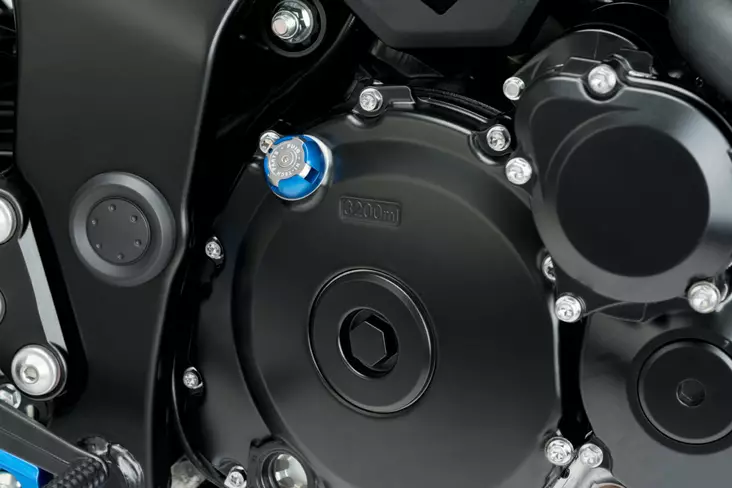 Puig Plug-Oil Hi-Tech Triumph C/Black - Moottoripyörän moottorin pultit & korkit - D390441 - 1