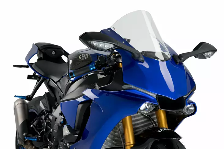Puig R-Racer Screen Yamaha Yzf-R1 15'-19' C/Clear - Moottoripyörän tuulisuojat - D357881 - 1