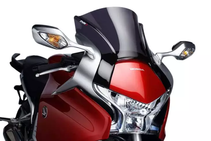 Puig Racing Screen Honda Vfr1200F 10-17' C/Dark Smoke - Moottoripyörän tuulisuojat - D298561 - 1