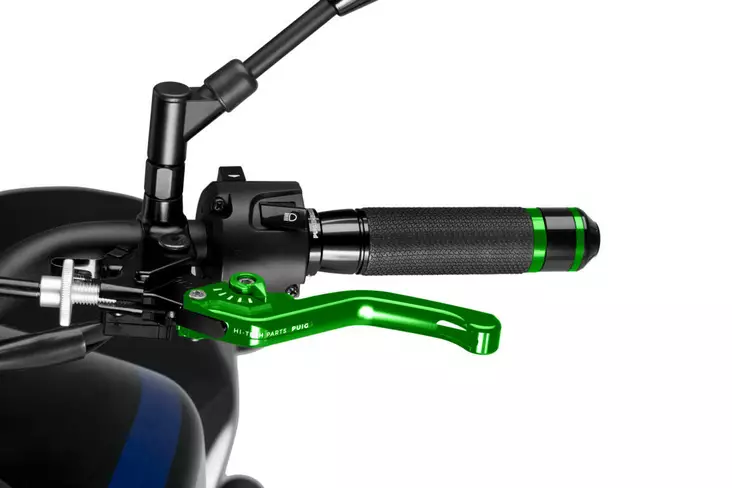 Puig Short Clutch Lever 3.0. C/Green Selector C/Green - Moottoripyörän vivut ja vivunrungot - D358701 - 1
