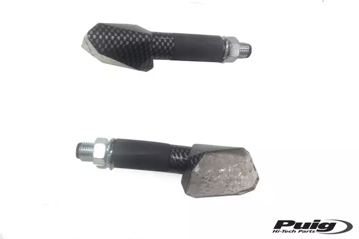 Puig Turn Light Mod. Rubi Large C/Carbon - Moottoripyörän vilkut - D298331 - 1