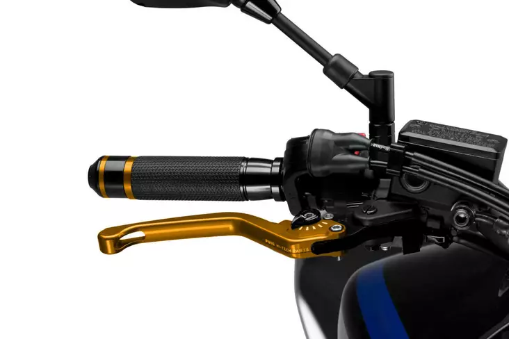 Puig Unfoldable Brake Lever 3.0. C/Gold Selector C/Blac - Moottoripyörän vivut ja vivunrungot - D358151 - 1