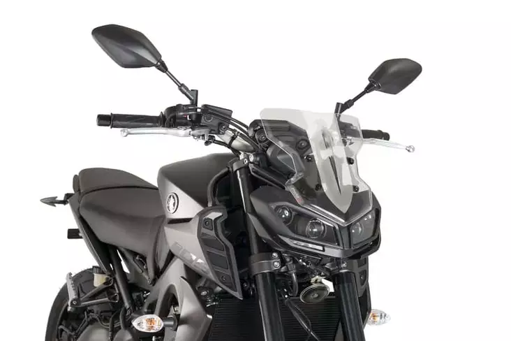 Puig Windshield N.G. Sport Yamaha Mt09 17-18' C/Clear - Moottoripyörän tuulisuojat - D302451 - 1