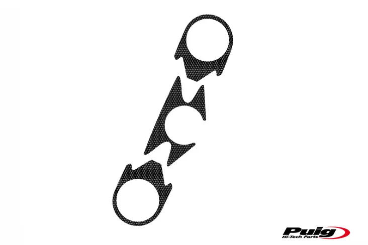 Puig Yoke Protector Kawasaki Zx-6R 07-08 C/ Carbon - Moottoripyörän kaatumatapit - D300751 - 1