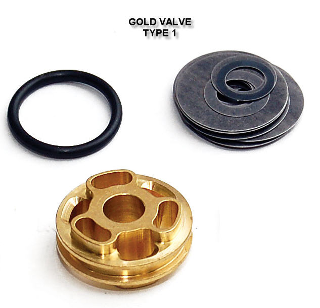 Race Tech Stötdämparventiler GoldValve 50x12mm SMGV5001 - Iskunvaimentajan muut osat - D229221 - 1