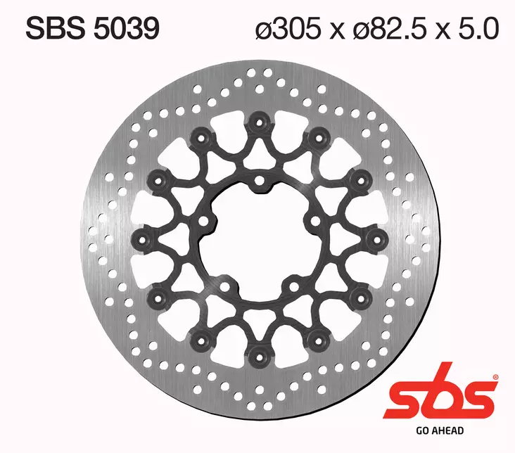 Sbs Jarrulevy Standard - Moottoripyörän jarrulevyt - D241671 - 1