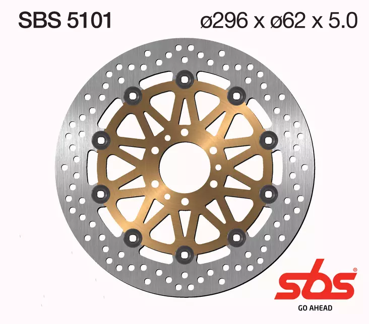 Sbs Jarrulevy Standard - Moottoripyörän jarrulevyt - D241731 - 1