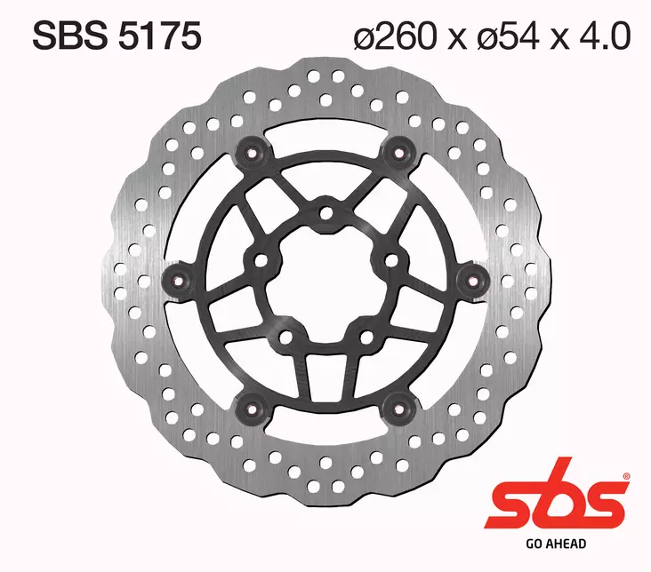 Sbs Jarrulevy Standard - Moottoripyörän jarrulevyt - D241791 - 1