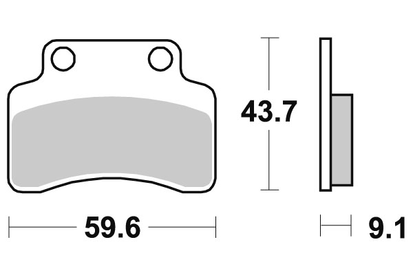 Sbs Jarrupalat Carbon Tech - Moottoripyörän jarrupalat - D220531 - 1