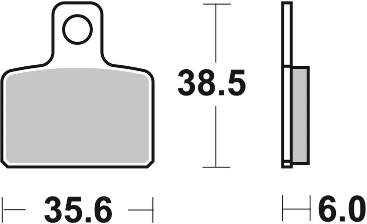 Sbs Jarrupalat Ceramic - Moottoripyörän jarrupalat - D132811 - 1