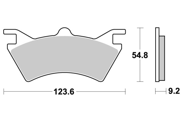 Sbs Jarrupalat Sintered Offroad - Moottoripyörän jarrupalat - D220921 - 1