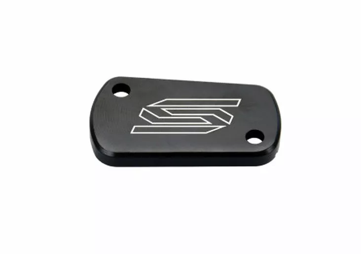 Scar Rear Brake Reservoir Cover - Kawasaki/Suzuki Black - Moottoripyörän jarrujen muut osat - D538851 - 1