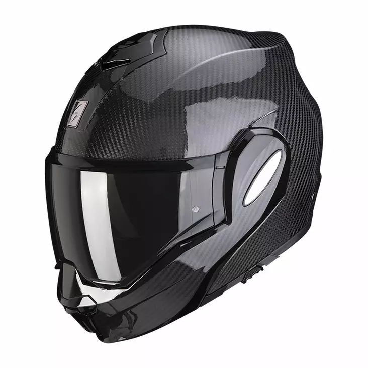 SCORPION Helmet EXO-TECH EVO CARBON solid black - Avattavat kypärät - D472411 - 1