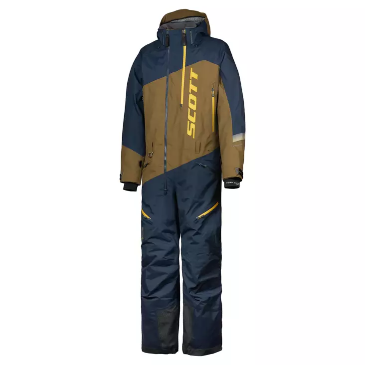 Scott Monosuit DS Shell Dryo ruskea/tummansininen - Kelkkailuhaalarit / Mono Suits - D443741 - 1