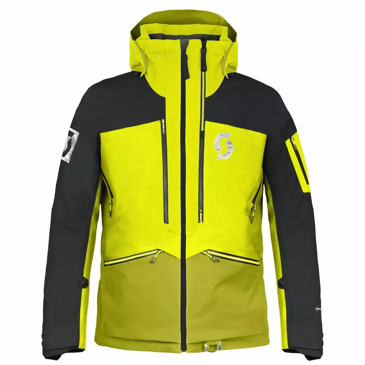 SCOTT Takki M's Concept Flex Dryo 3-in-1 musta/keltainen - Kelkkailutakit - D500771 - 1