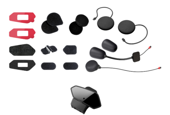 Sena 50R Mounting Accessory Kit with SOUND BY HK&mic - Lisätarvikkeet, Kypäräpuhelimet - D482461 - 1