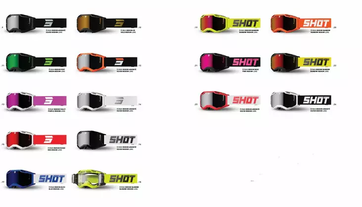 SHOT Linssi Iridium Rainbow As Assault/Iris - Ajolasien linssit & varaosat - D409641 - 1