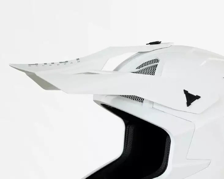 SHOT Lippa Lite Solid Valkoinen Kiiltävä 2.0 - Offroad kypärien lipat - D409511 - 1