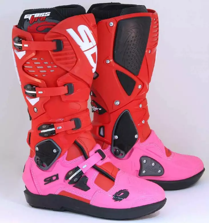 SIDI Crossfire 3 SRS MX Saapas LTD 2023 Punainen/Pinkki - Ajosaappaat Offroad - D453171 - 1