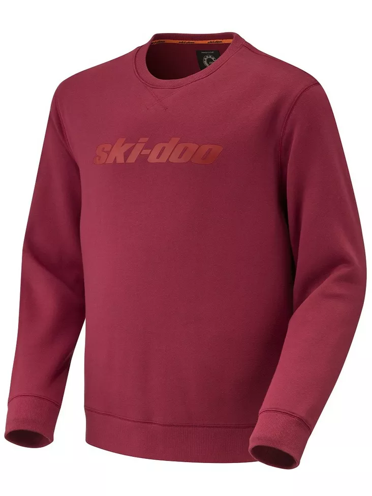 SIGNATURE CREW SWEATSHIRT MEN BURGUNDY - Ski-Doo Vapaa-aika - 128341 - 1