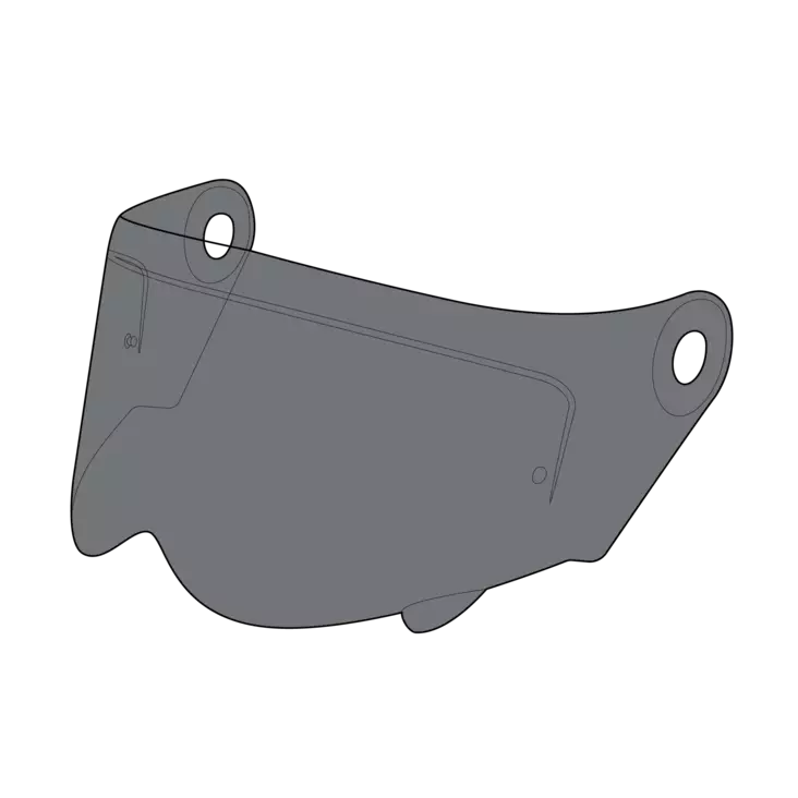 SIMPSON Darksome visiiri vaalea savu - Visiirit - D380901 - 1
