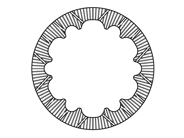 TMV kytkinlevysarja - Moottoripyörän kytkinlevyt - D539191 - 1