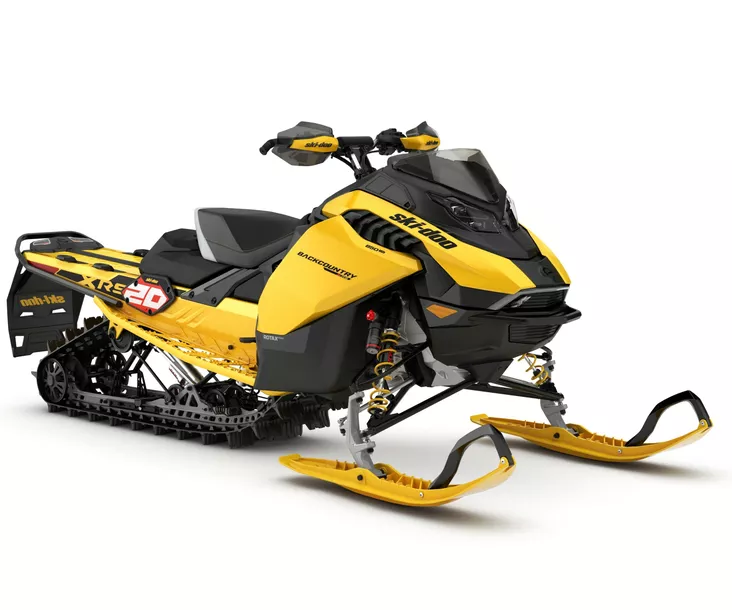 Ski-Doo 27 Backcountry X-RS 154 850 E-Tec ES 10,25" 64mm Circuit Yellow Metallic - Ski-Doo moottorikelkka 2027 -mallisto - 144421 - 1