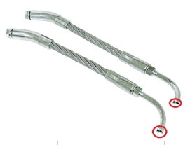 Sno-X Liukukiskon jäähdyttäjä Vaijerimalli kovametallilla 30.1cm (pari) - Moottorikelkan liukukiskon jäähdyttäjät - D361071 - 1