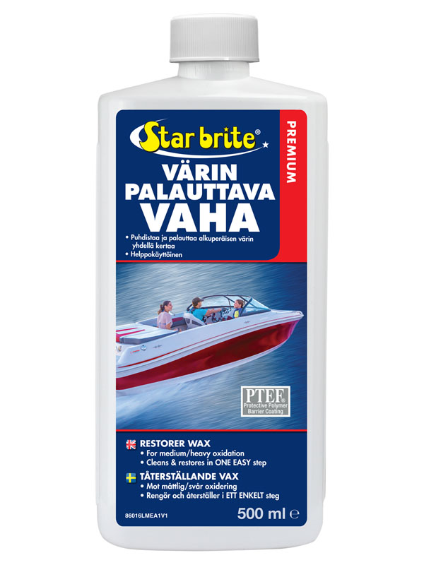 Star brite Värin palauttava vaha 500ml - Veneen Pesu- & hoitoaineet - D503551 - 1