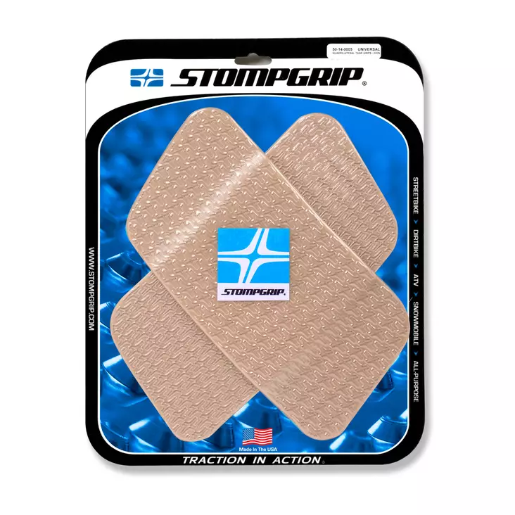 Stompgrip Universal Quadrilateral Tank Grips - Icon : Clear - Yleistarrat - D270411 - 1