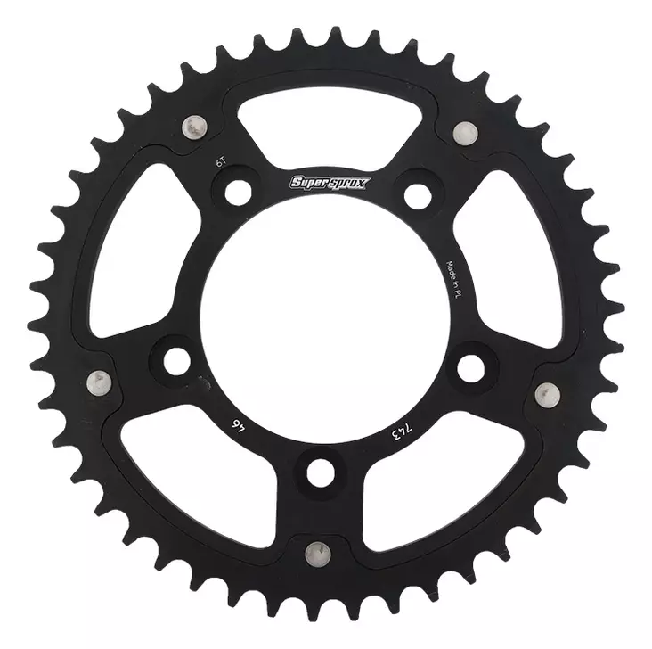 Supersprox Stealth Takaratas Musta - Moottoripyörän takarattaat - D294851 - 1