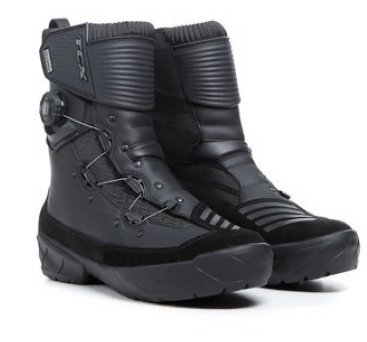 TCX Ajosaapas Infinity 3 Mid WP Musta - Moottoripyöräsaappaat - D415791 - 1