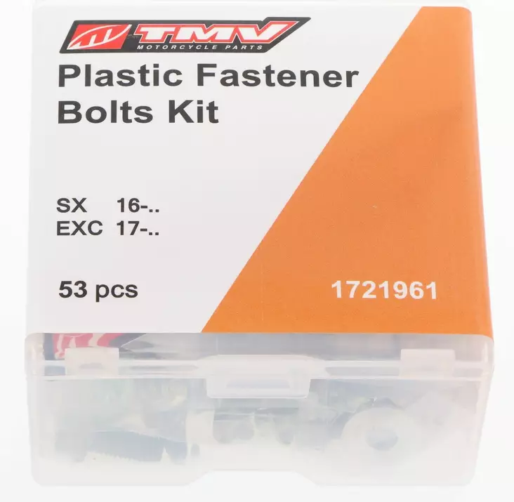 TMV Plastic fast. bolt kit SX/F 16-.. EXC 17-.. (53Pcs) - Moottoripyörän ruuvit & kiinikkeet - D450091 - 1