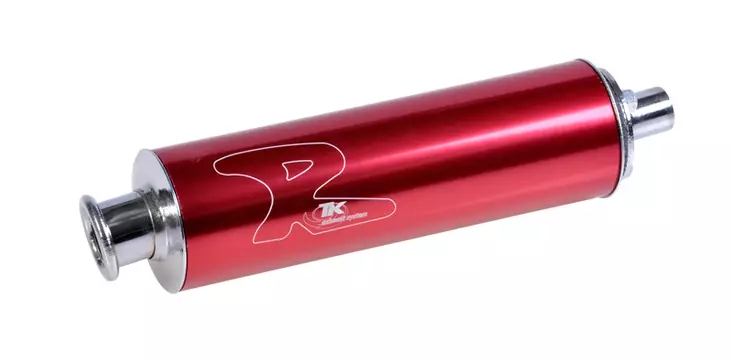 TURBO KIT Vaimennin punainen Racing - Mopon Äänenvaimentajat - D480071 - 1